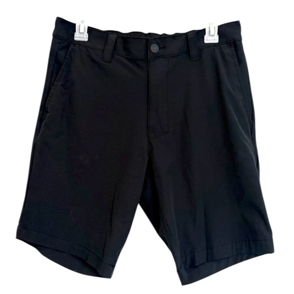 2/$30 Banana Republic Men’s Black Chino Shorts Size 32 Casual Stretch Shorts